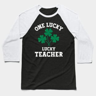 One lucky teacher Baseball T-Shirt